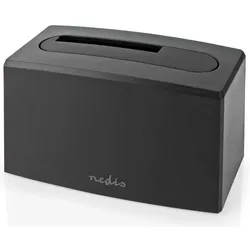 Nedis Festplatten-Dockingstation USB 3.2 Gen1 USB Type-A 1 Festplatte 2.5 / 3.5 " USB 3.2 (USB-A), Dockingstation + USB Hub, Schwarz