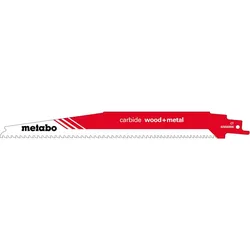Metabo Säbelsägeblatt carbide wood + metal CT 3-4 mm / 6-8TPI - 626560000