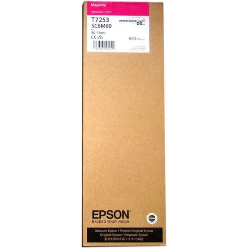 Epson UltraChrome DG Magenta T725300 (600ml), Magenta, Tinte auf Pigmentbasis, 600 ml, 1 Stück(e), Einzelpackung