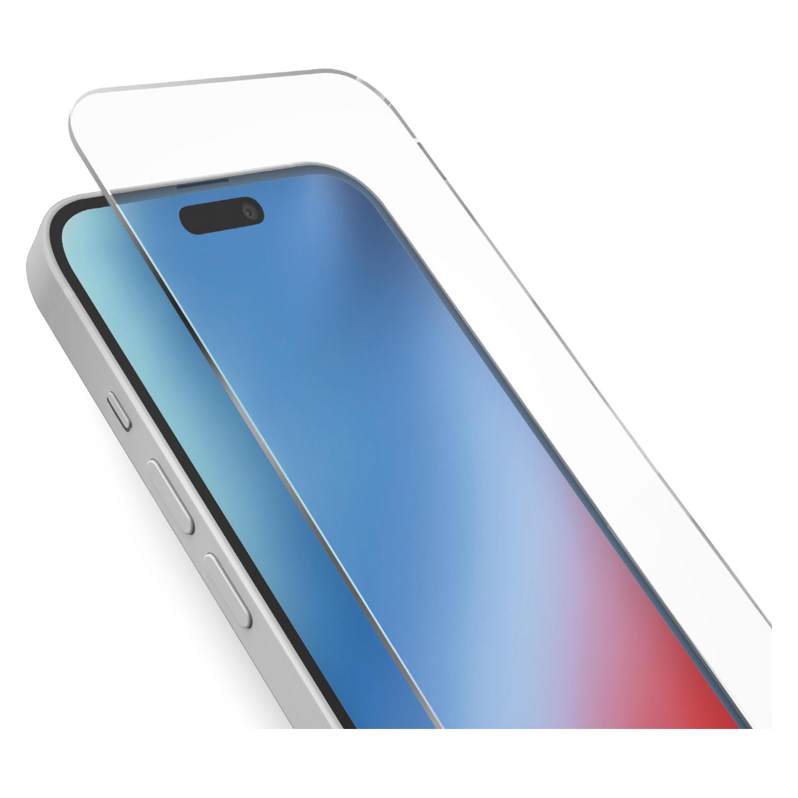 SBS Glas-Displayschutz für iPhone 16/15 (1 Stk., Apple iPhone 16) (TESCRGLIP1661)