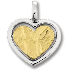 Kette mit Anhänger ONE ELEMENT "Schmuckset - Set mit Halskette Herz Herz Anhänger aus 925 Silber", silber, Halsketten, Damen, Silber 925 (Sterlingsilber), Herz mit Bedeutung – eine feine Geschenkidee für viele Anlässe