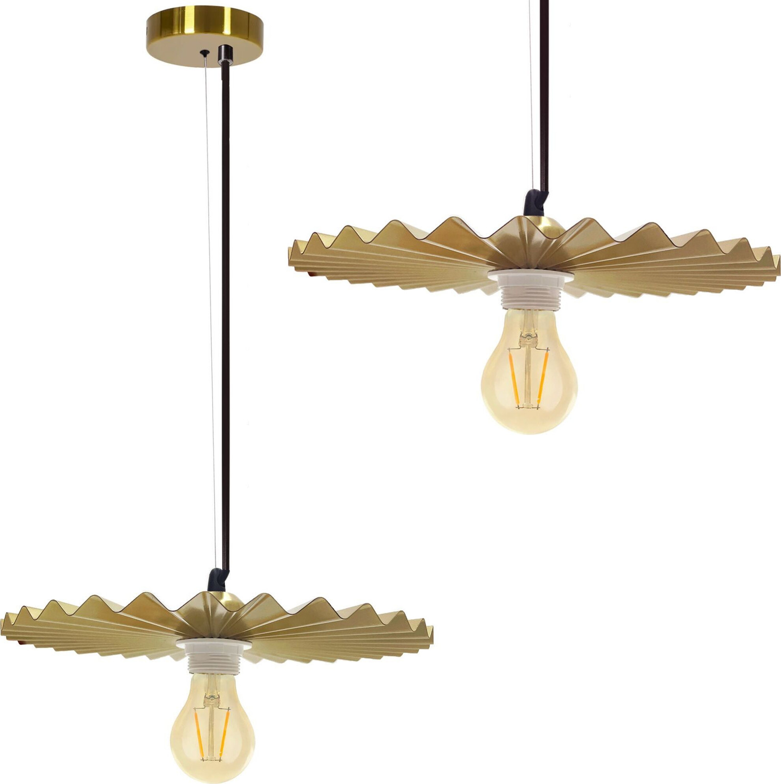 Toolight Hanglamp APP1454-1CP Old Gold