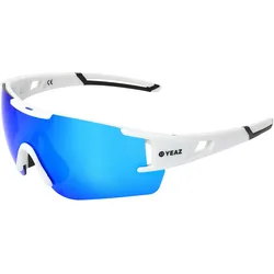 YEAZ Sport-Sonnenbrille Bright White/Blue SUNBLOW