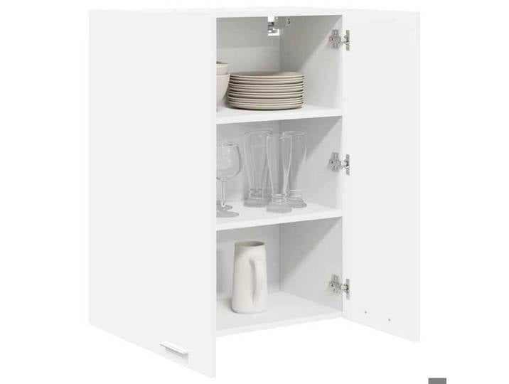 1pc Blanc Caisson de cuisine flottante - SWEETY Armoire suspendue - pour rangement - Blanc 60x31x80cm - Bois d'ingénierie CL7678854