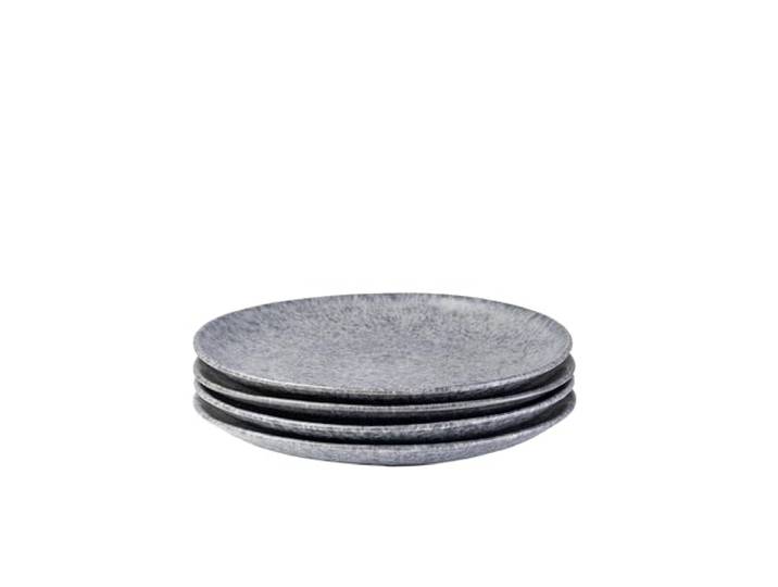 Gipfelstück Dessertteller-Set, Steinzeug Moos'N'Stein Grau