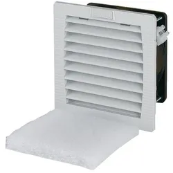 Eaton 167288 Filterlüfter, Luftmenge freiblasend 61/70 m3/h, Ausschnitt 125 x 125 mm, Schutzart IP54 E-FAN2