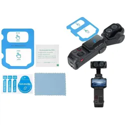 Sunnylife Gehärtetes Glas 9h für den Bildschirm und das Objektiv der Insta360 Luna Ultra Quick-Halterung /, Action Cam Zubehör