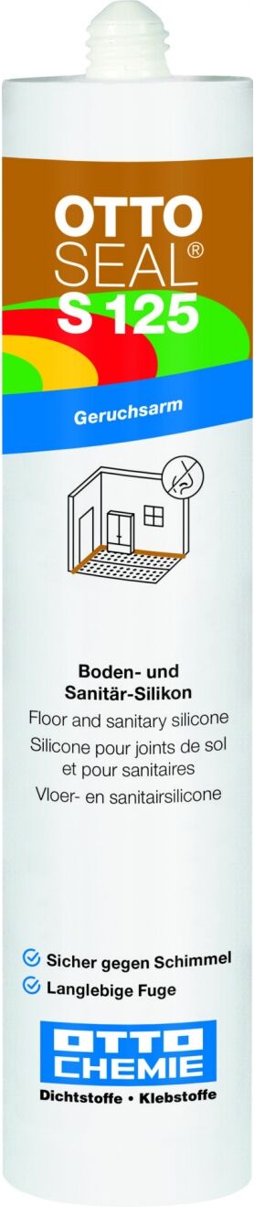OTTOSEAL® Ottoseal S125 Das Geruchsarme Boden- Und Sanitär-Silikon 310ml Eiche Hell