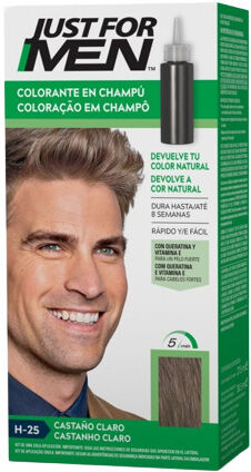 Just for Men Colorant in Shampoo Castaño claro