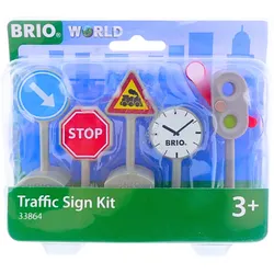 BRIO World Verkehrsschilder Set Für Kinder Ab 3 Jahren – Perfekt Zum Spielen Geeignet