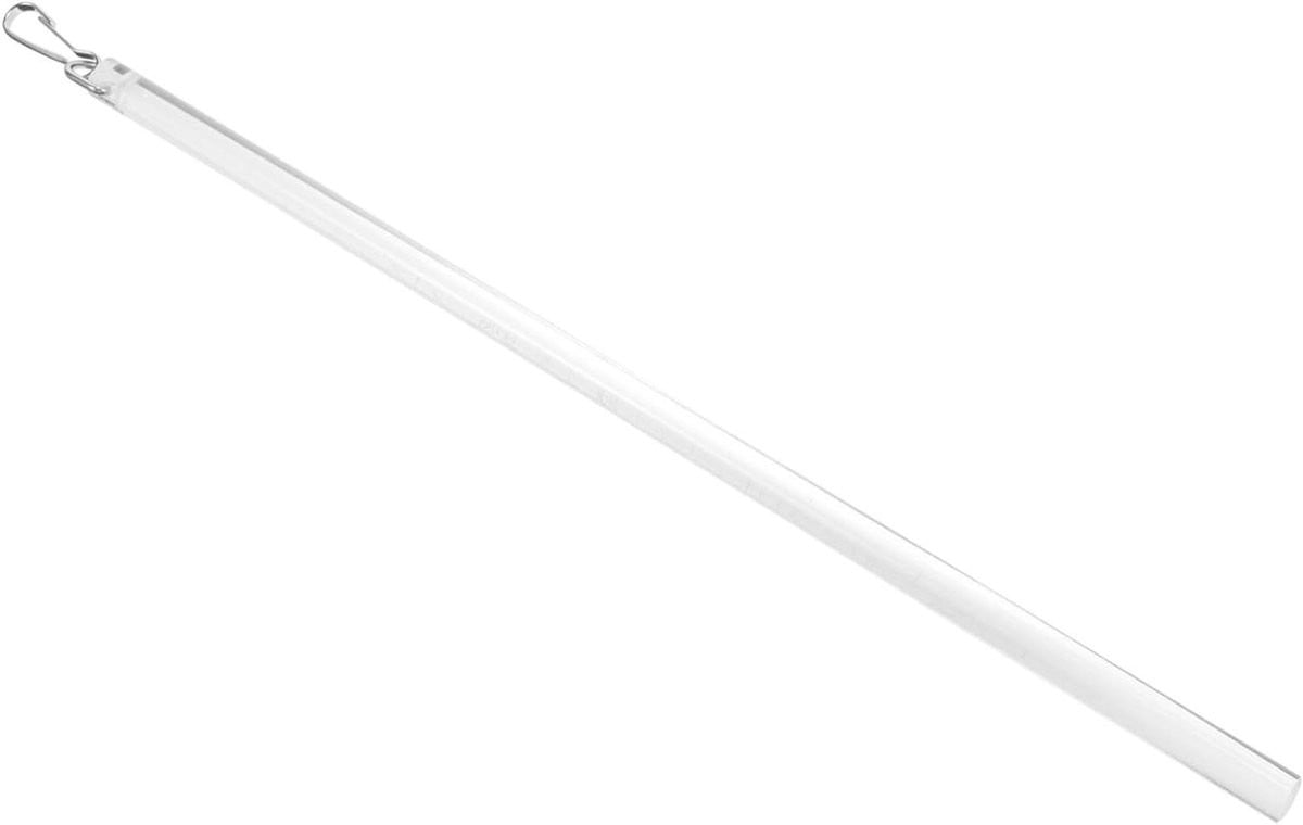 Gordijn trekstang van transparant acryl, 34 cm