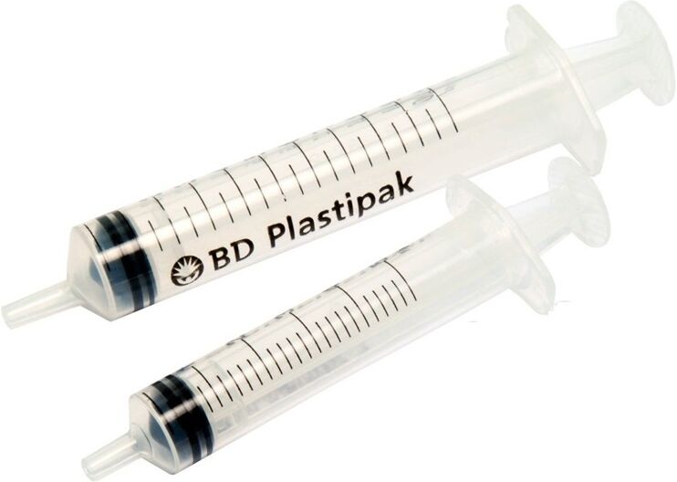 Herbi Feet Plastipack 2 ml Three-Piece Luer Syringe 100 Units 2 ml
