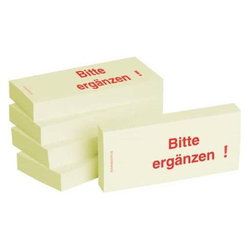 Bizstix Haftnotiz BitteErgänzen (1301010160)