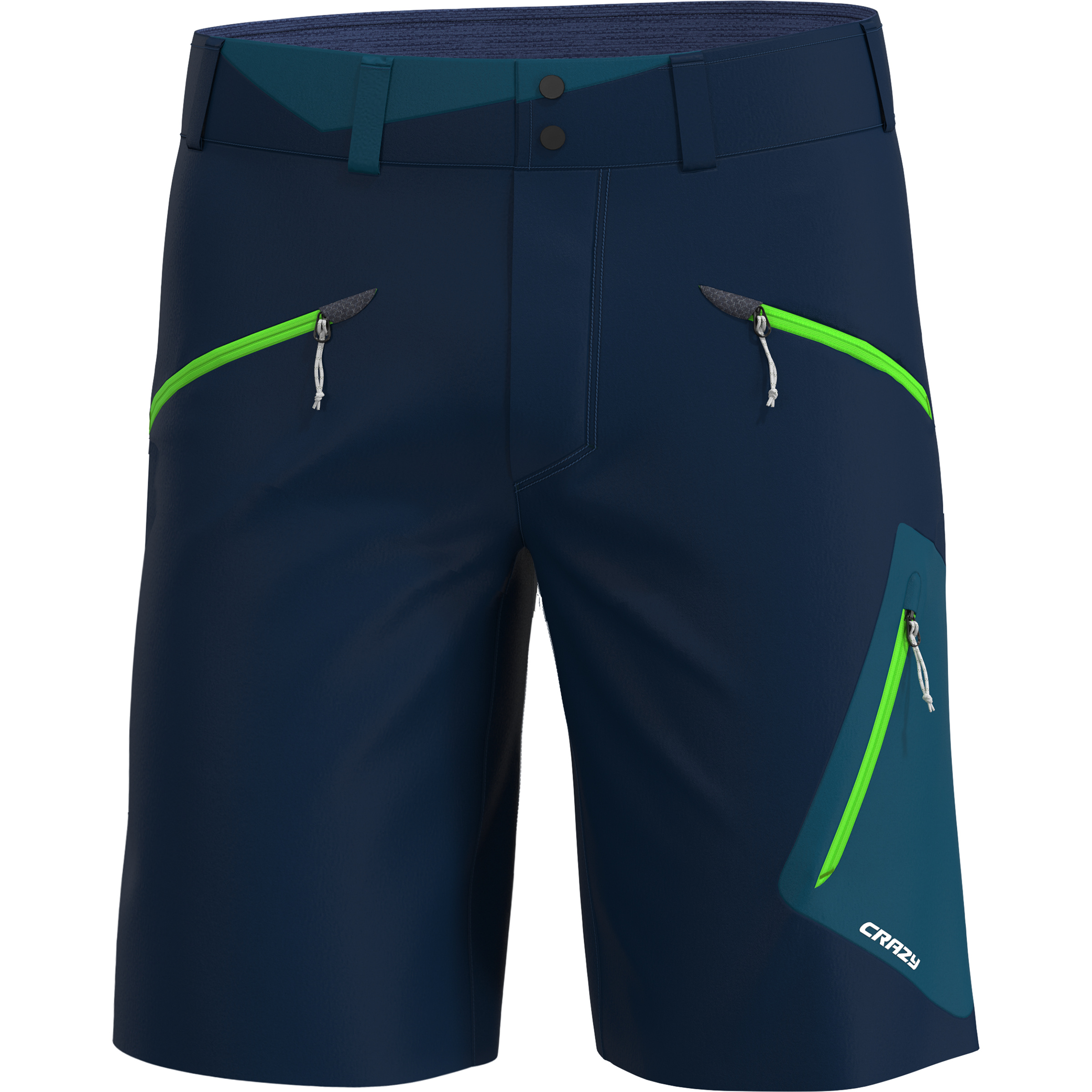 Crazy Resolution Herren Kurze Hosen blau Größe XXL Camping Windabweisend