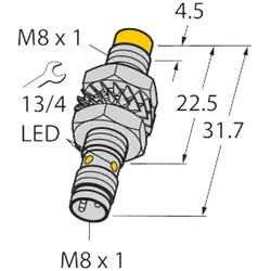 Turck Sensor NI5-M08K-VP6X-V1141