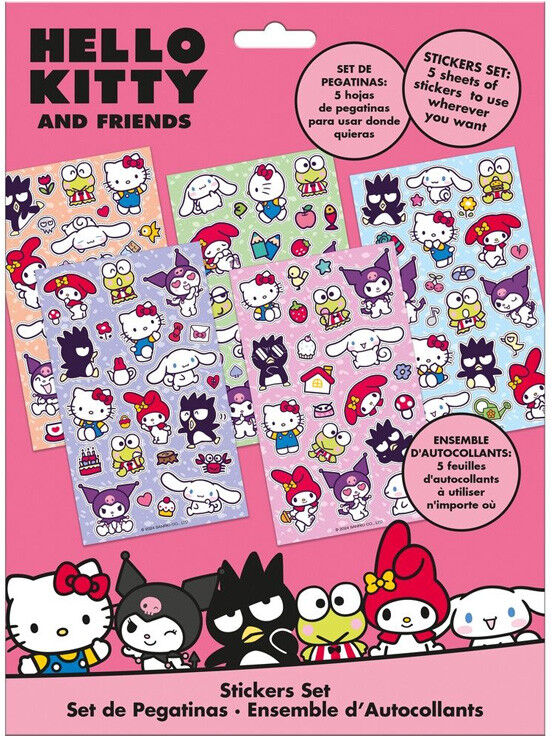 Set de Stickers Hello Kitty and Friends - Kids Euroswan