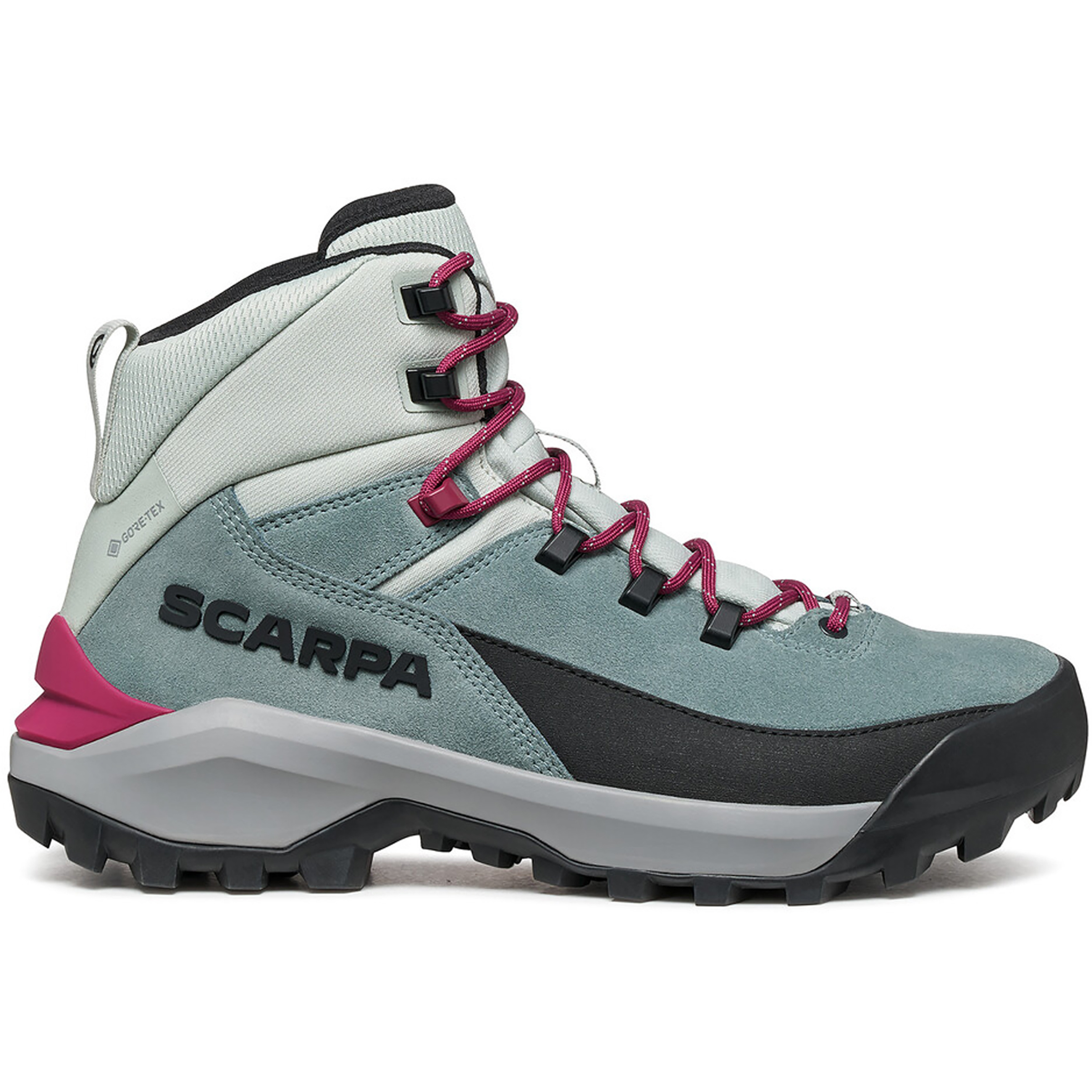 Scarpa Mustang TRK GTX Damen Wanderschuhe blau Größe 42 Trekking Wasserdicht