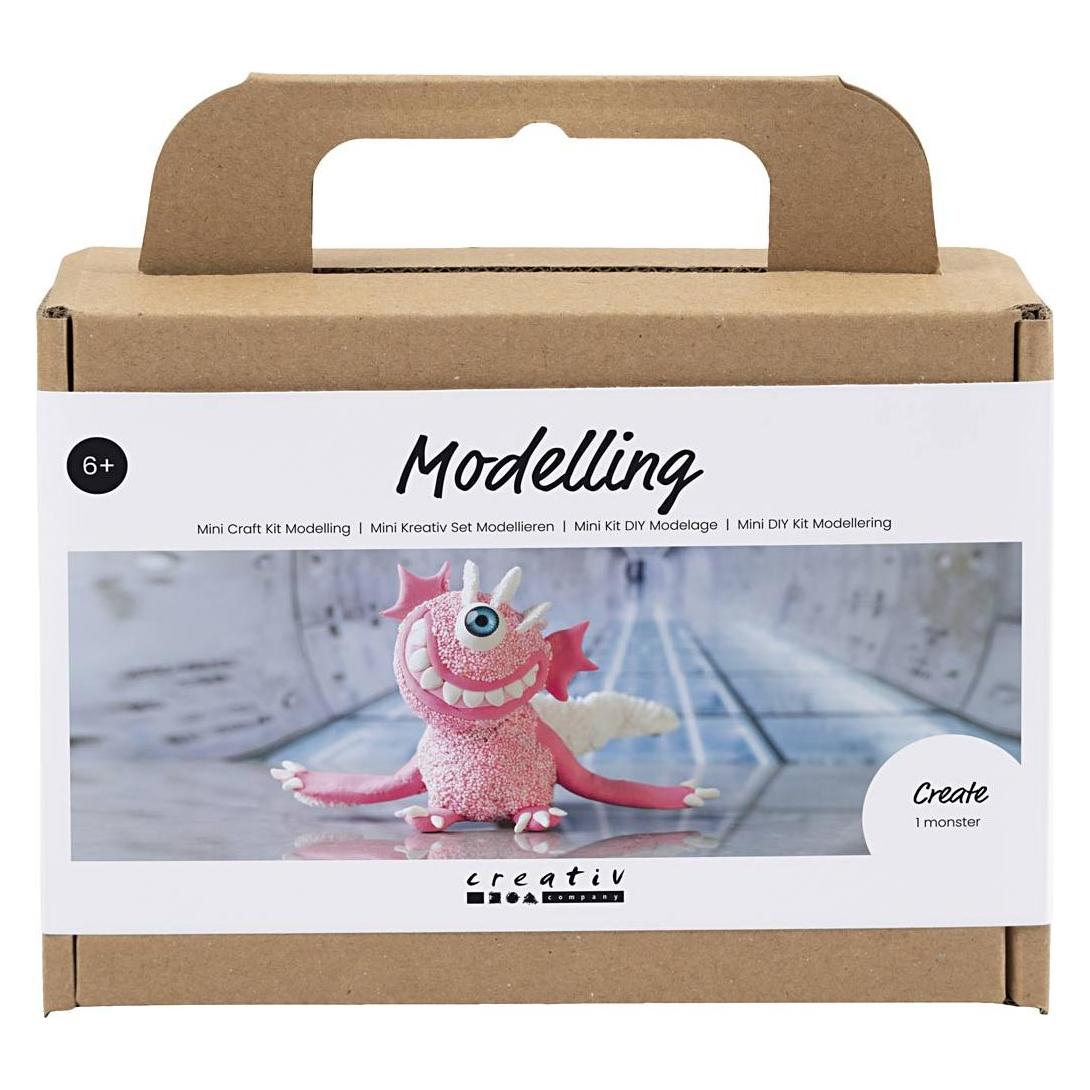 Creativ Company Modellier-Set Monster Hellpink (977653)