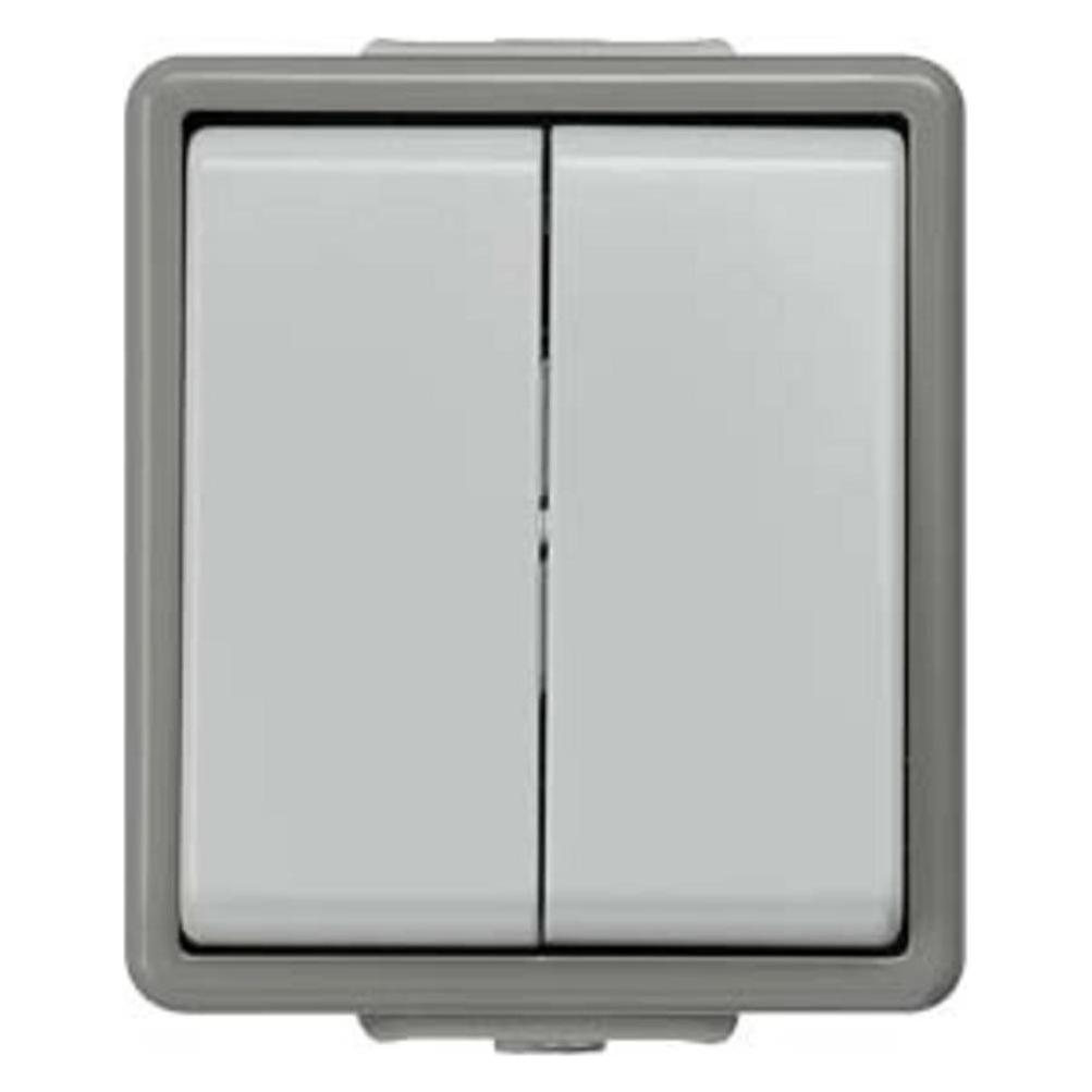 Siemens Doppel-Wechselschalter 2-fach 10A 250V (5TA4708)