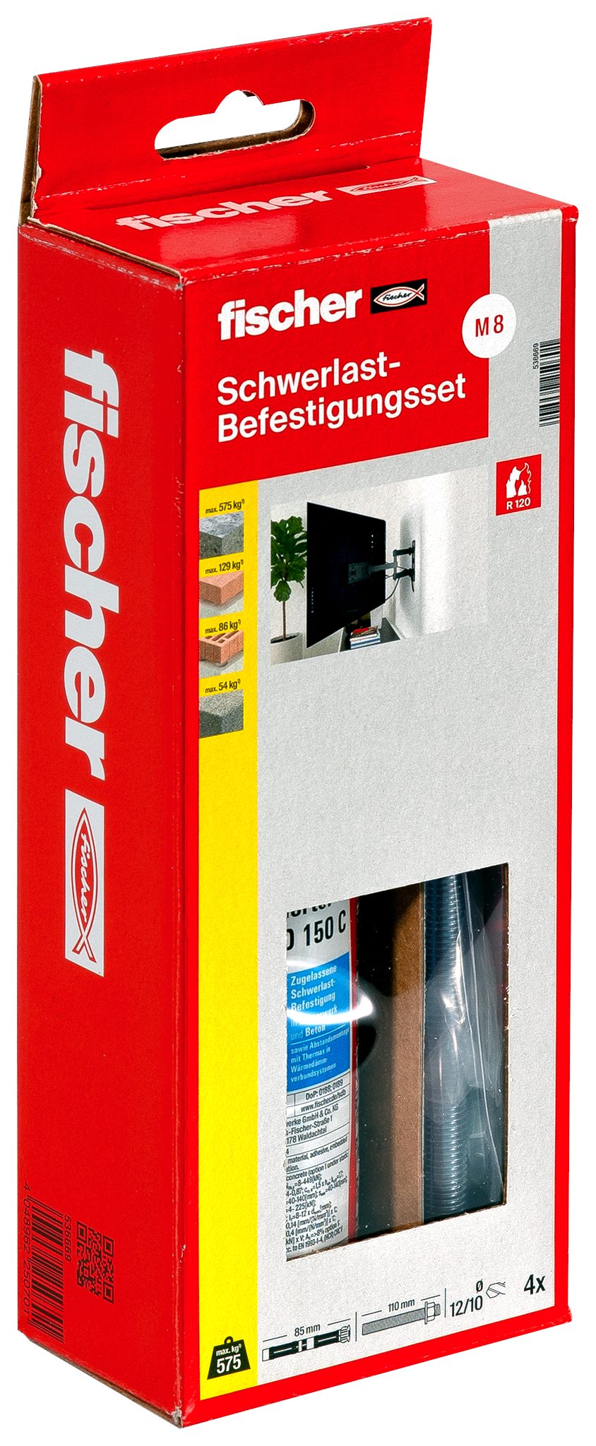 fischer Deutschland Vertriebs GmbH fischer Schwerlast-Befestigungsset Ankerstange M 8 536669