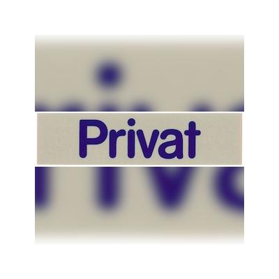 Contacto Wortschild PRIVAT
