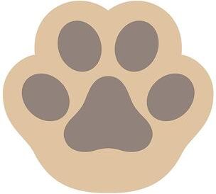 Drop Dash Deals Cat Paw Mouse Pad Non Slip Rubber For Office, Laptop, And Gaming Use brown