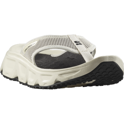 Zehentrenner SALOMON "REELAX BREAK 6.0", Herren, Gr. 47, schwarz (vanilla ice, vanilla ice, schwarz), Textil, Schuhe Zehentrenner