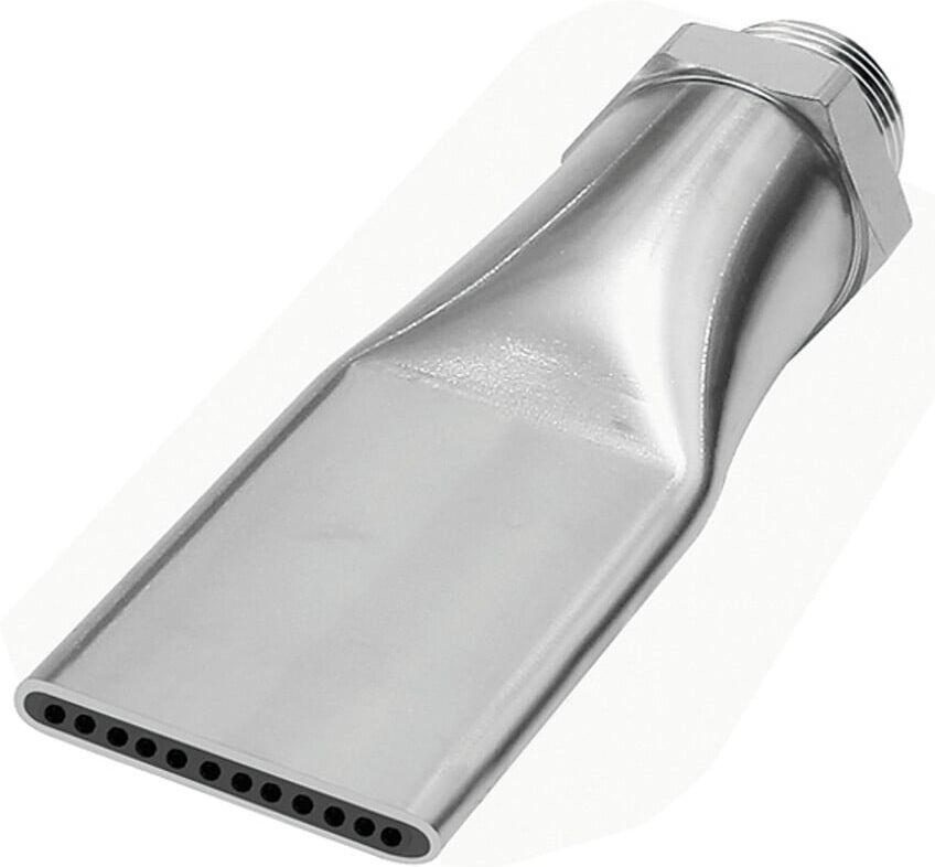 Riegler Lärmarme Flachdüse, M12x1,25, Messing vern., Düsenbreite 29,0 mm (22.402)