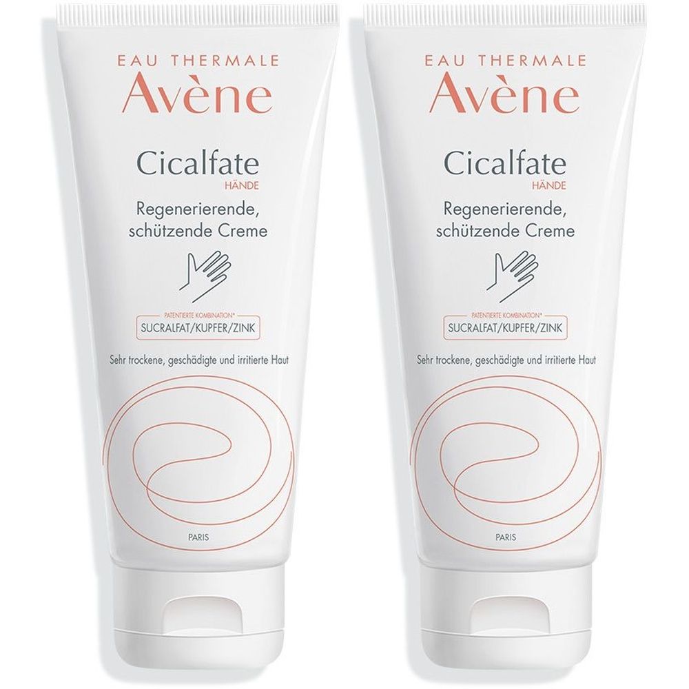 Avène Cicalfate Hände medizinische Handpflege x2 2x100 ml Creme