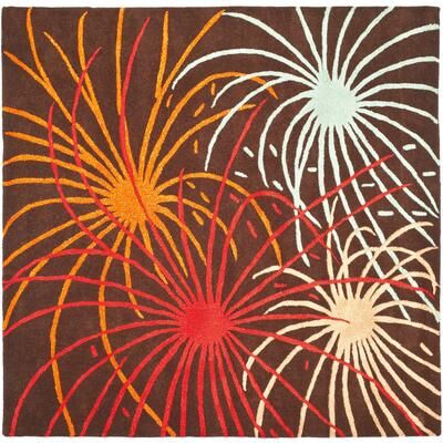 SAFAVIEH Handmade Soho Sigurlaug Fireworks N.Z. Wool Rug