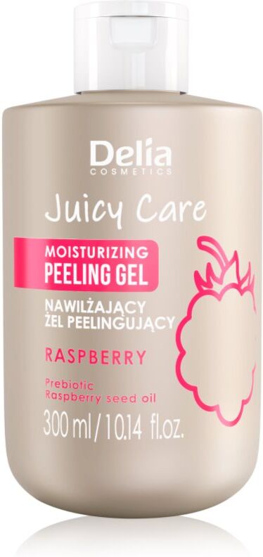 Delia Cosmetics Juicy Care Raspberry moisturising body scrub 300 ml