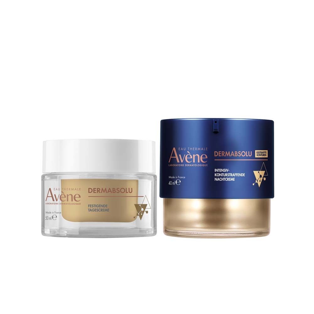 Avène Dermabsolu intensiv-konturstraffende Nachtcreme + festigende Tagesc 40+50 ml Set