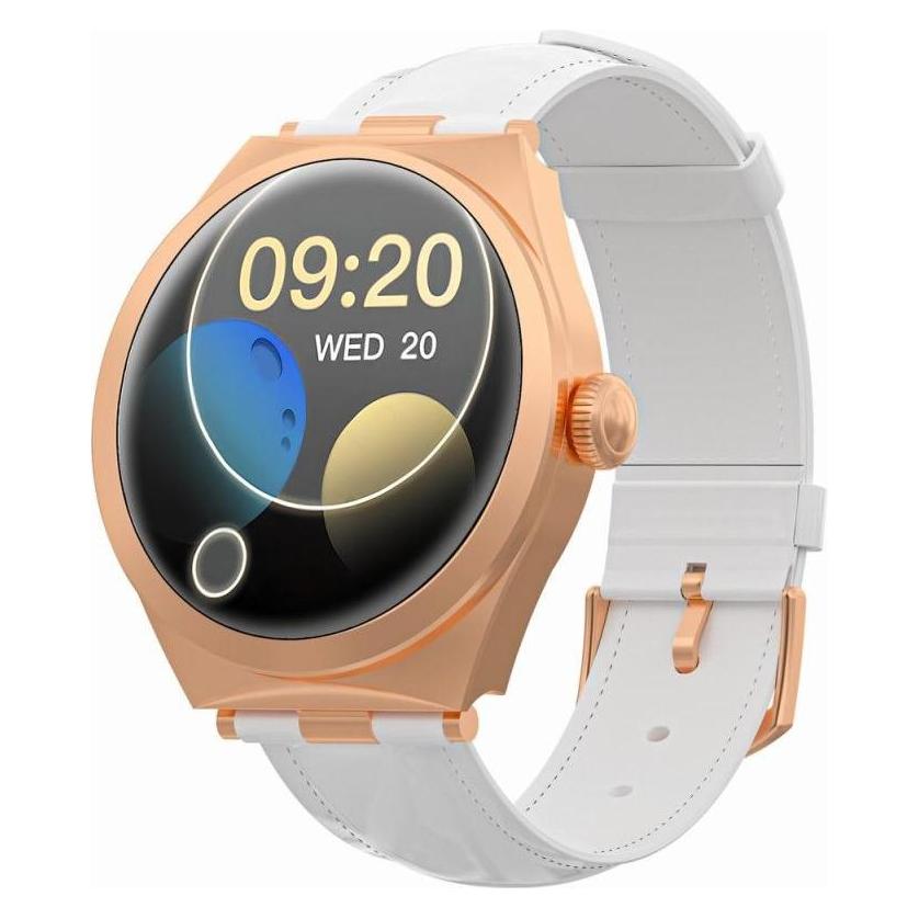 Gravity Smartwatch Smartwatch Różowe Złoto Biały GT25-5 (40 mm, ohne SIM) (GT25-5)
