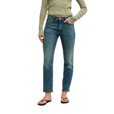 Slim-fit-Jeans ROXY "Summer Skin", Damen, Gr. 34, Normalgrößen, blau (surf wash sandy), Obermaterial: 99% Baumwolle, 1% Elasthan., Jeans Slim-fit-Jeans