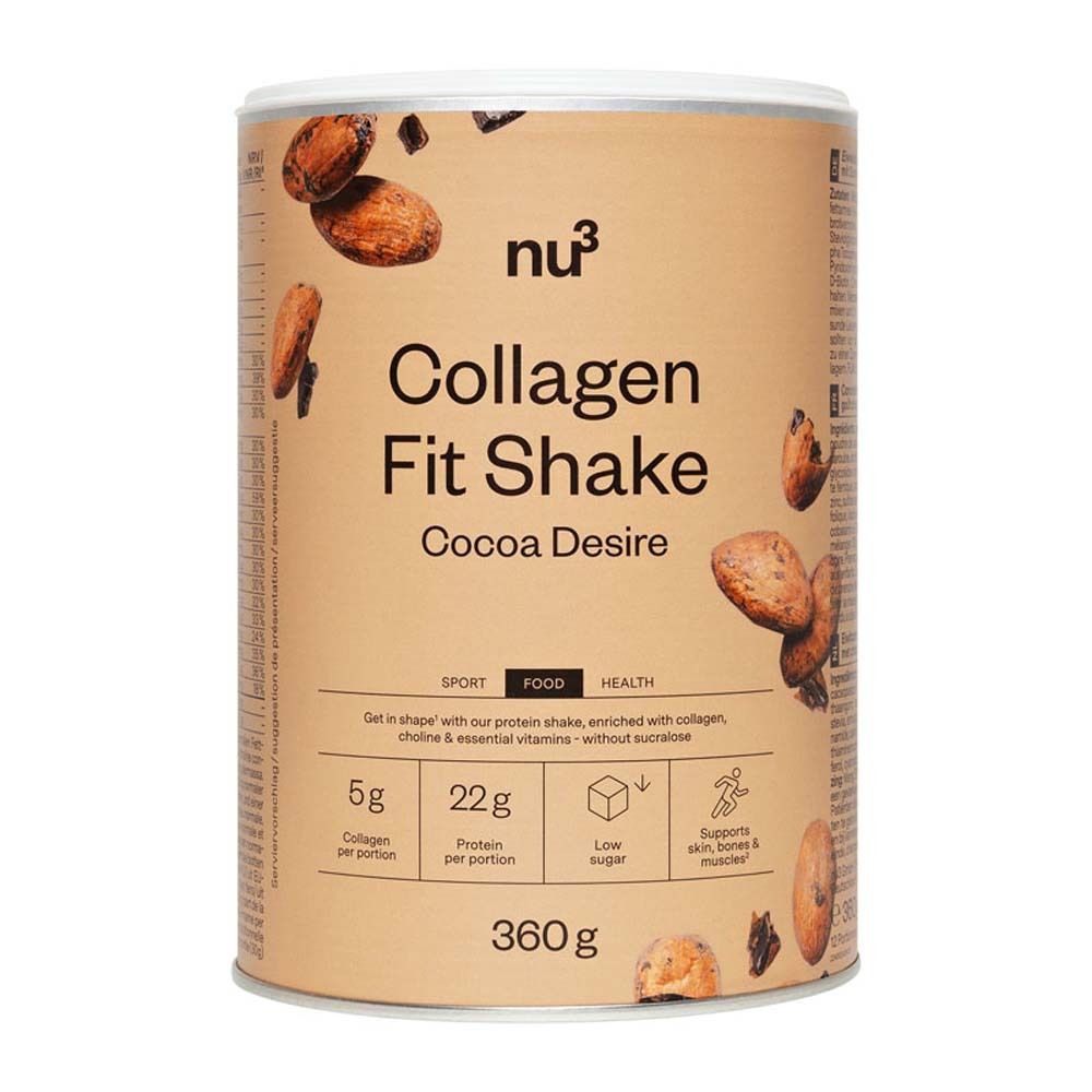 nu3 Collagen Fit Shake Cocoa Desire 360 g Pulver