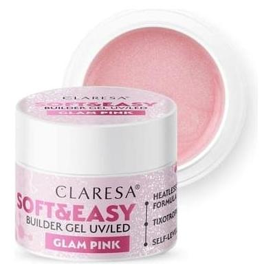 Claresa Builder Gel Soft & Easy Glam Pink 90g (Kunstnägel, Glam Pink) (42738716)