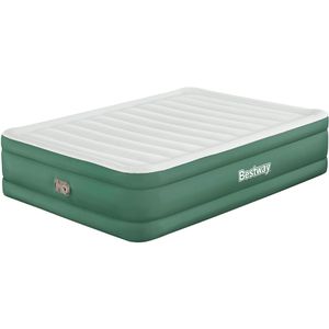 Bestway Luftbett Toughlite TPU, selbstaufblasend, 203 x 152 x 46cm, eingebaute elektrische Pumpe