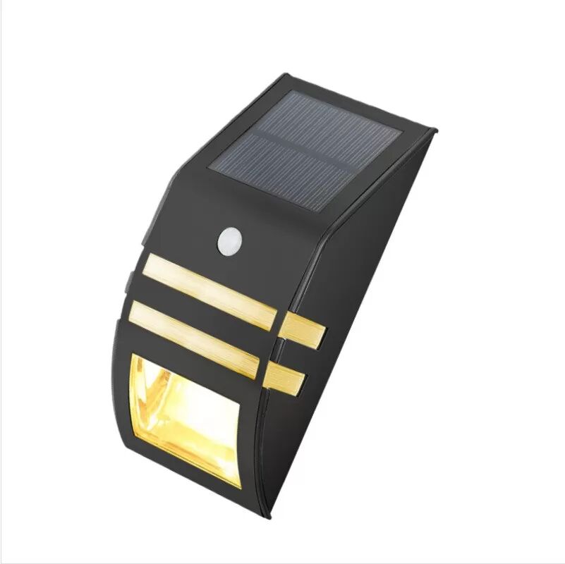 INF Solar LED Gartenleuchte mit Bewegungsmelder für Wegbeleuchtung warme Farbe