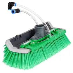 Unger NFR41 nLITE Winkelbürste gesplissen Borsten 41 cm inklusive Schläuche mit Schnellanschluss, mit Kantenschutz