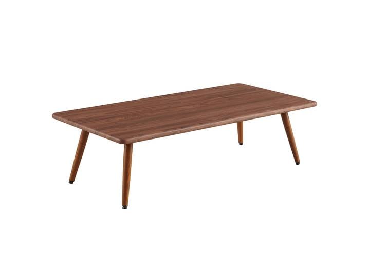 Couchtisch rechteckig, in Holzoptik, 120x60 cm, skandinavischer Stil