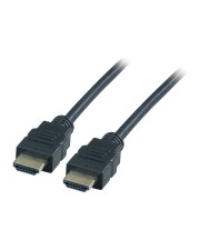 EFB Elektronik 2 m HDMI Typ A Standard A Audio Return Channel ARC Schwarz 4K 60Hz black Ethernet (K5430SW.2)