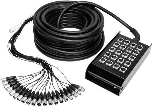 AH Cables K20C30 Multicore Kabel 30m Anzahl Eingänge:16 x Anzahl Ausgänge:4 x