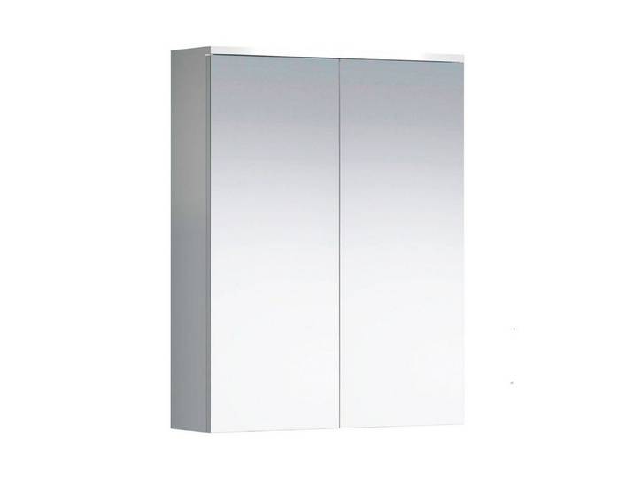 trendteam Spiegelschrank Spiegelschrank Spiegel Badspiegel Schrank Weiß Melamin 60x78x18cm