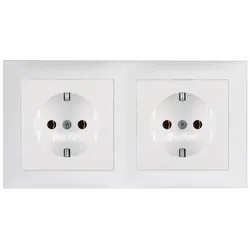 Berker 47209909 Steckdosen-Kom SCHUKO 2f m Ra S.1 pw mat