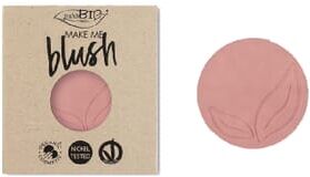 Purobio BLUSH COMPACTO ECOLÓGICO #01 ROSA ACETINADO REFLEXOS DOURADOS RECARGA 5,2g
