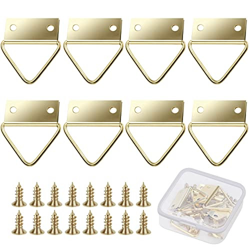 8 stuks D-ring ophanghaken met schroeven