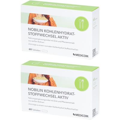 2x Nobilin Kohlenhydrat-Stoffwechsel Aktiv Tabletten 2x60 St