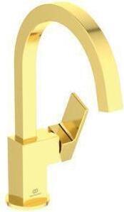 Waschtischarmatur EXTRA hoh Ala ohne Ablaufgarnitur brushed gold brushed gold