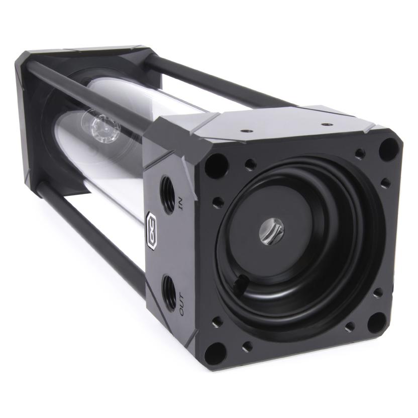 Alphacool Aurora D5 Universal Wasser-Kühlungsreservoir Schwarz (1019162)