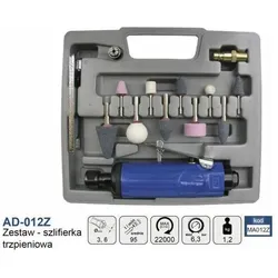 Adler, Zubehör Druckluftwerkzeug, Szlifierka Prosta Pneumatyczna + Akcesoria